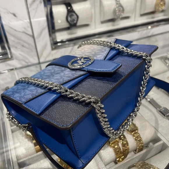 Michael Kors Greenwich Sm Ombré Color-Block Signature Logo Flap Crossbody
Galaxy - Picture 8 of 16